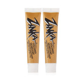 Zinka sunblock nosecoat flesh two-pack provides reliable UVA/UVB protection.