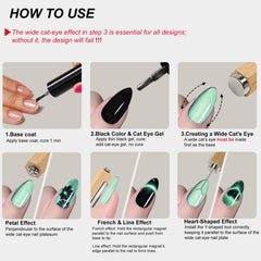 ZIRATONES strong magnet power supports consistent effects across multiple nails.