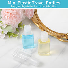 zisiueel travel bottle set in package view ready for planning refills