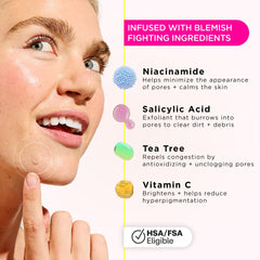ZitSticka Goo Getter patch stays waterproof on skin during daily activities.