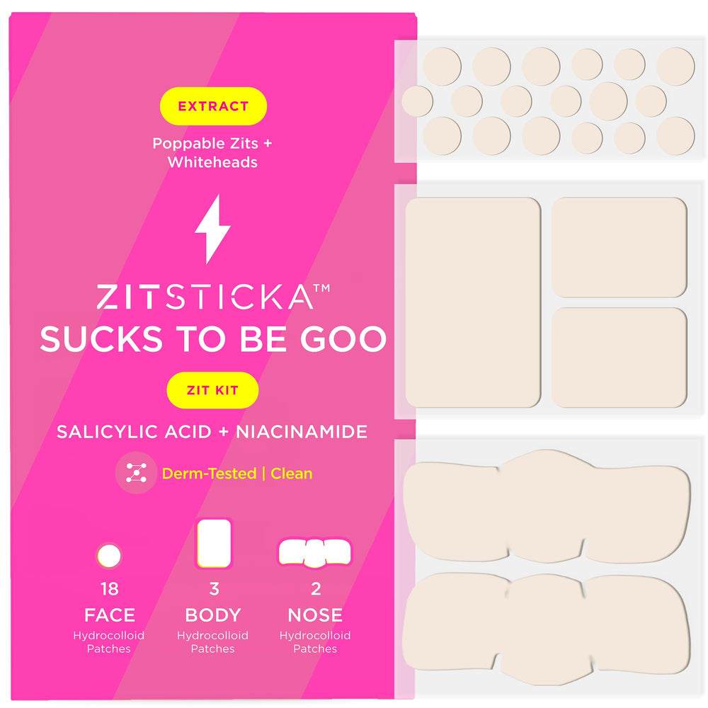 ZitSticka Goo Getter patches closeup for targeted spot care