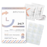 ZitSticka invisible pimple patches on the face offer discreet, quick blemish defense.