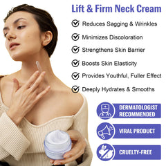 ZIXAOK neck cream texture swirl demonstrating light, non greasy feel