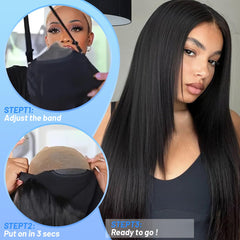 ZIYGBK natural hairline with baby hair detail for a convincing, salon-like finish.
