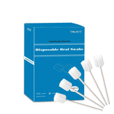 ZIZNBA disposable mouth swabs with sponge tips for gentle cleaning.