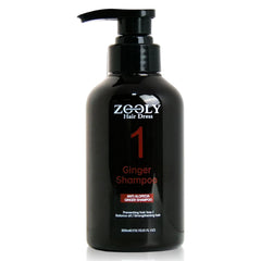 Zooley Professional Ginger Shampoo bottle with salon-grade scalp nourishment.
