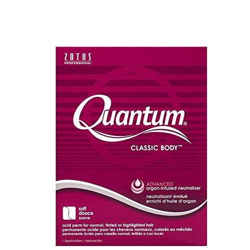 Zotos Quantum Classic Body Acid Perm bottle pour enables precise application for defined waves.