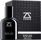 ZOUSZ Black Oud men's perfume bottle showcasing sleek design for daily confidence