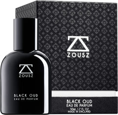 ZOUSZ Black Oud men's perfume bottle showcasing sleek design for daily confidence