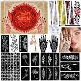 ZPTYCHZ temporary tattoo kit cones pack for durable, vibrant body art.