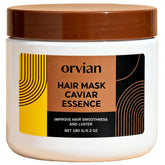 ZPX Orvian Caviar Hair Mask bottle pour showing easy frizz control and shine