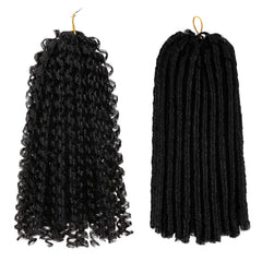 ZQIAN BEAUTY urban soft dread hair close-up reveals soft, fluffy fibers.