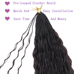ZRQ pre twisted and pre looped design for easy installation and reduced tangling