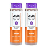 Zum Body Soap Amber bottle pour—rich lather for a luxurious cleanse.
