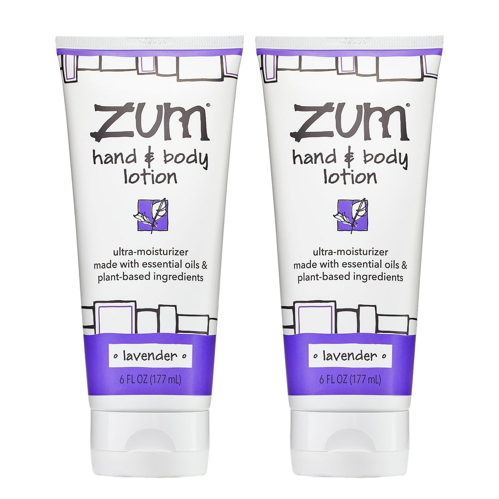 Zum Indigo Wild hand and body lotion bottle with pump for easy application