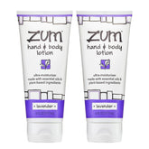 Zum Indigo Wild hand and body lotion bottle with pump for easy application
