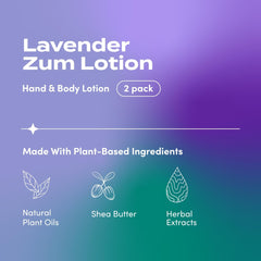 Zum Indigo Wild lavender label highlights calming scent and design