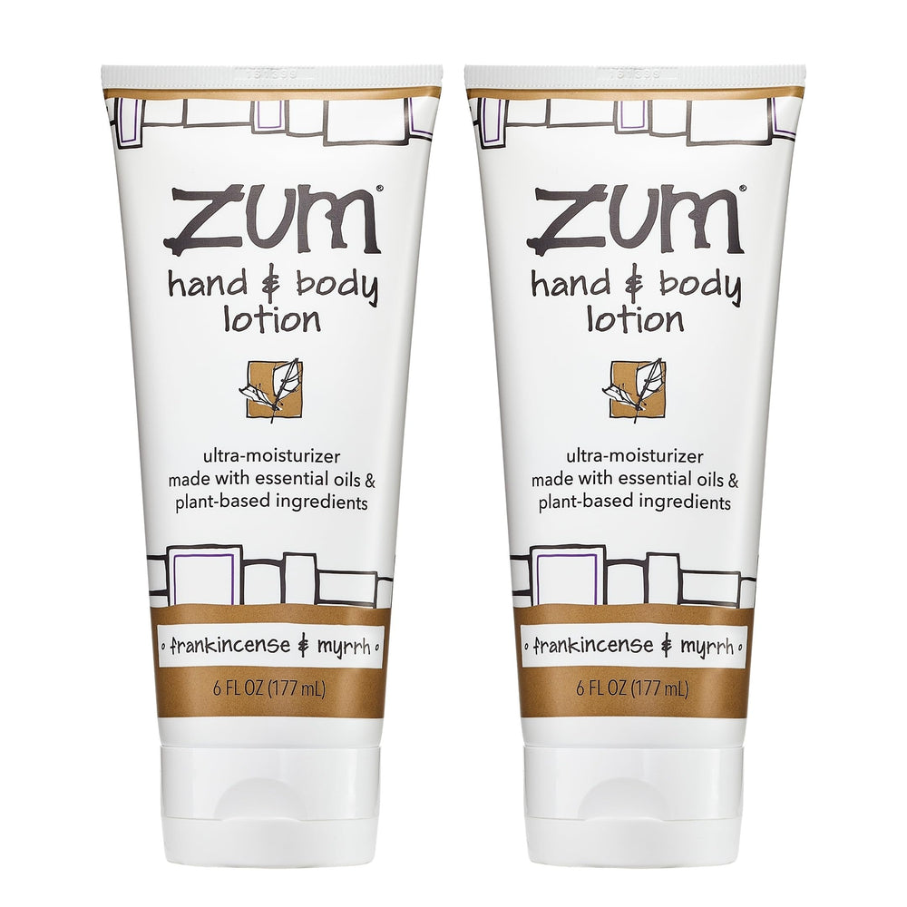 Zum Indigo Wild hand lotion bottle with pump for convenient daily moisture