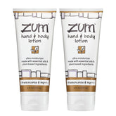 Zum Indigo Wild hand lotion bottle with pump for convenient daily moisture