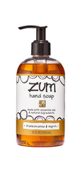 Zum Indigo Wild Hand Soap pump bottle for easy daily hand washing