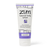 Zum Indigo Wild Lavender hand lotion bottle for dry hands.