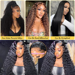 Zumuer virgin Brazilian deep wave hair accepts dye and styling.