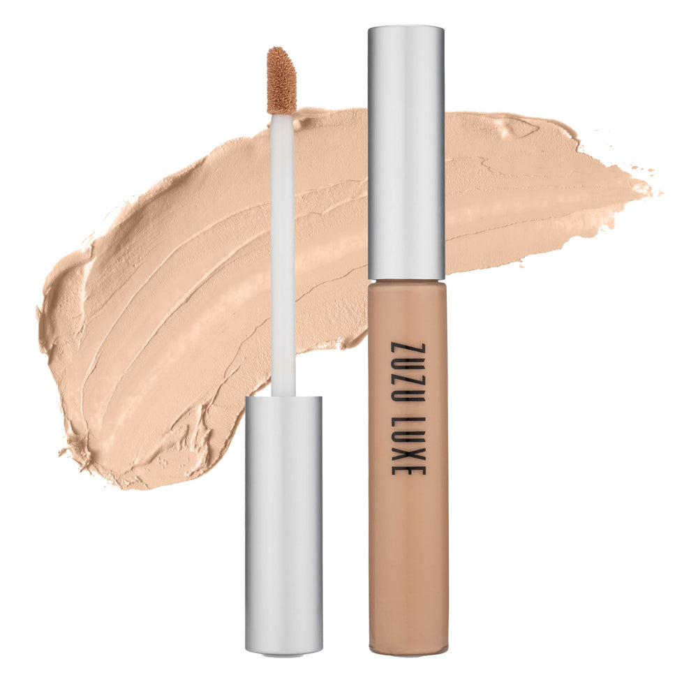 Zuzu Luxe Concealer C-20 swatch on skin for brightening