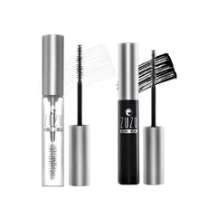 Zuzu Luxe Luxe Mascara Clear & Onyx Duo bottle showing dual-cap packaging for versatile looks.