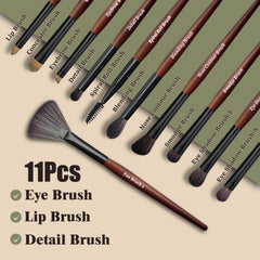 Zylsnice blush brush wood handle for natural color blending