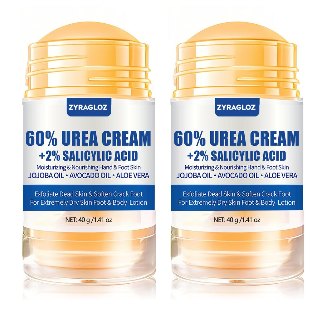 ZyraGloz Urea Cream Stick bottle for maximum strength foot care and quick relief.