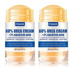ZyraGloz Urea Cream Stick bottle for maximum strength foot care and quick relief.