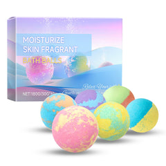 ZZCQzeze 6-piece bubble bath bombs gift set packaging shown for gifting
