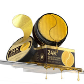 ZZILME 24k Gold Eye Patches packfront for hydration and glow.