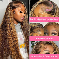 ZZMDS pre-plucked natural hairline lace-front wig for seamless styling