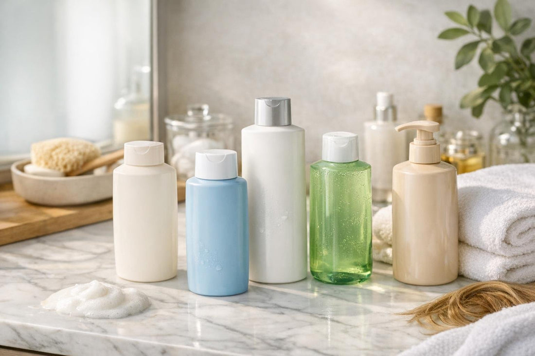 Beginner using 2 in 1 shampoo and conditioner