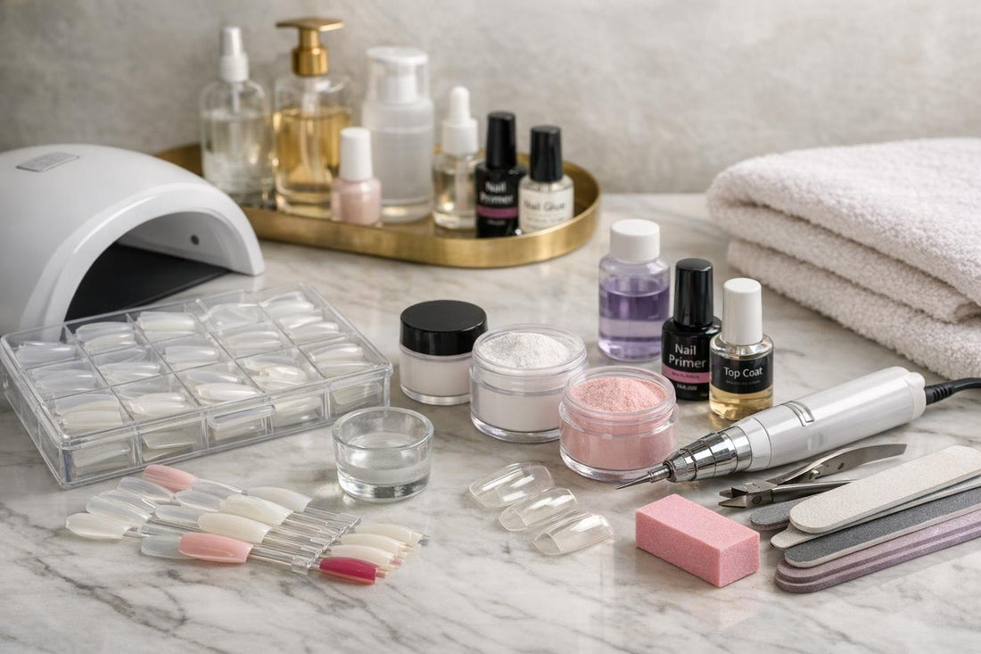 Acrylic nail kit tools, tips and beginner supplies