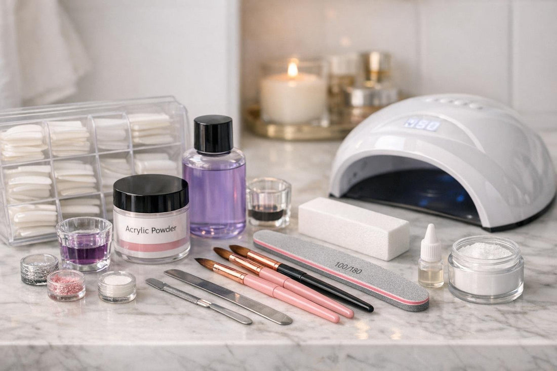 Beginner acrylic nail tools kit in Toronto setting