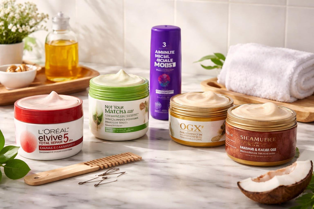 Affordable hair treatment masks for shine, repair, and hydration