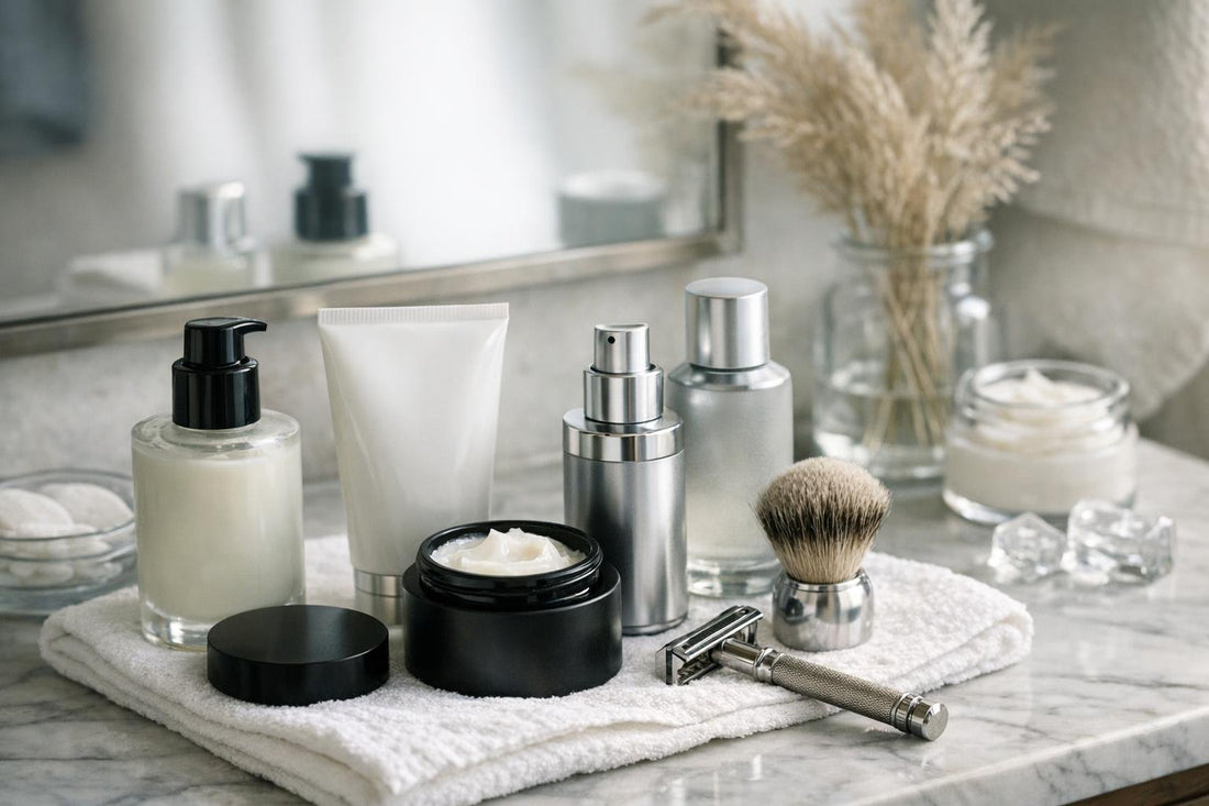 After shave balm collection for Canadian winter skin