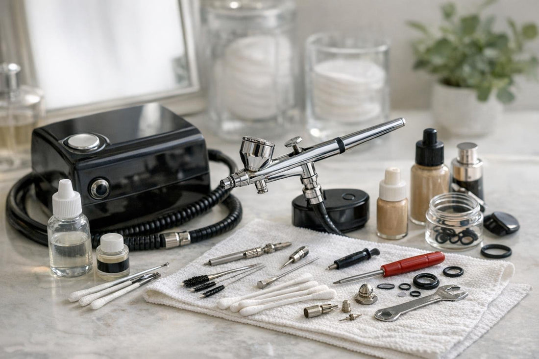 Toronto airbrush makeup system maintenance and repair tools