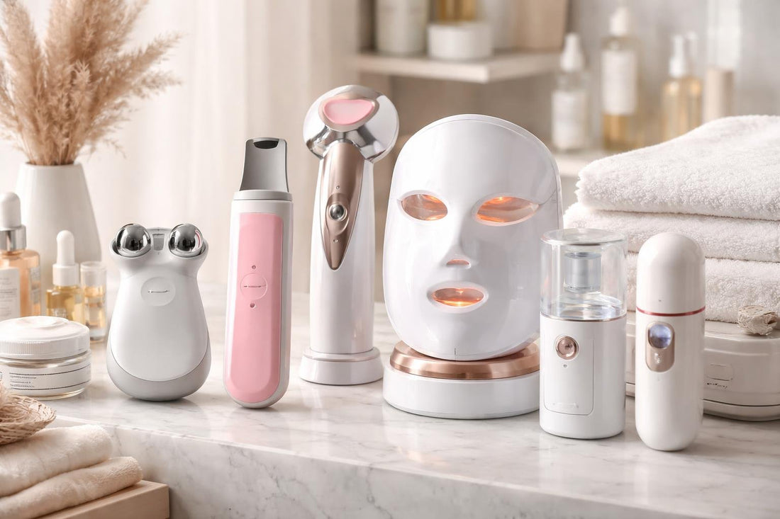 Close-up devices for anti-aging and dry skin care