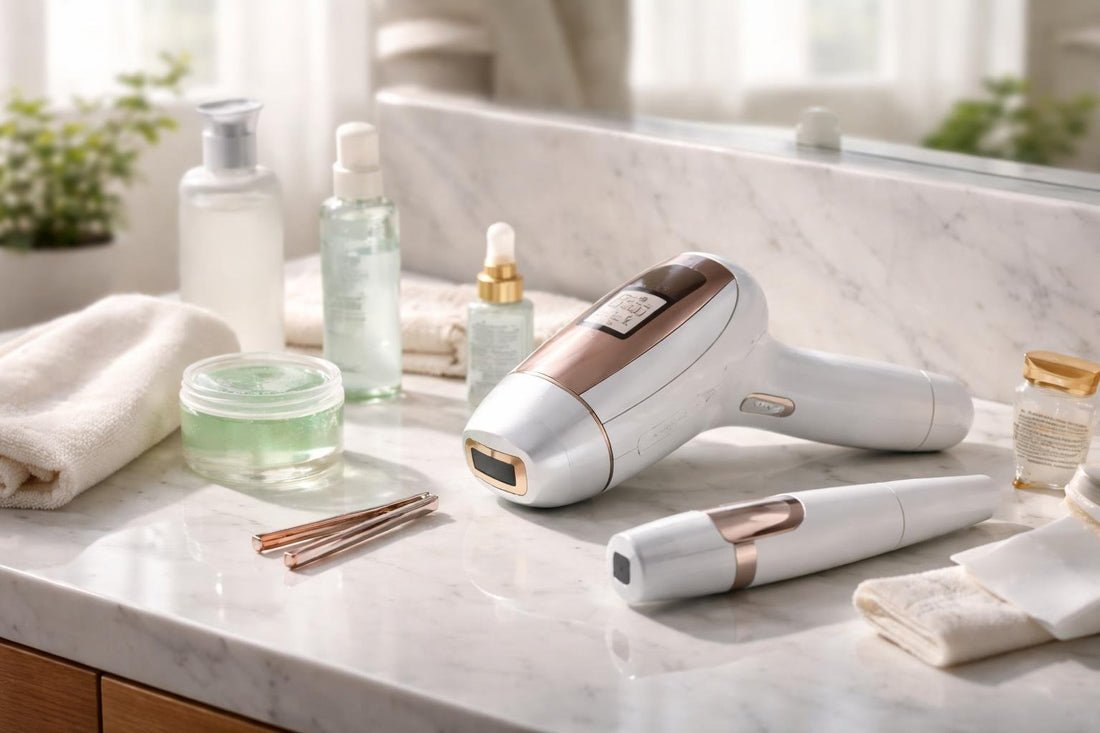 At-home laser and IPL hair removal safety routine