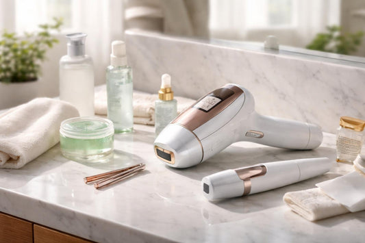 At-home laser and IPL hair removal safety routine