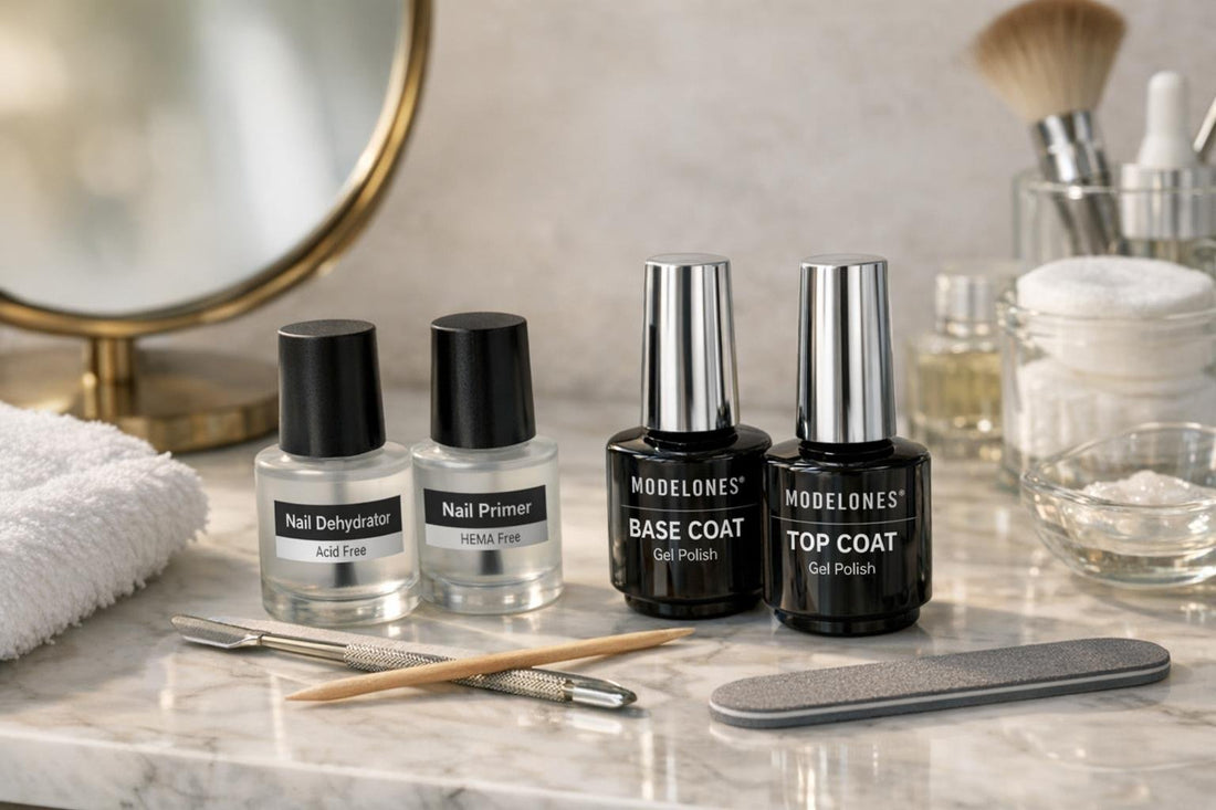 At-home manicure base and top coat prep kit in Ontario