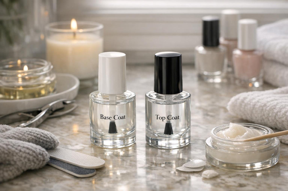 Ontario winter nail care base and top coat
