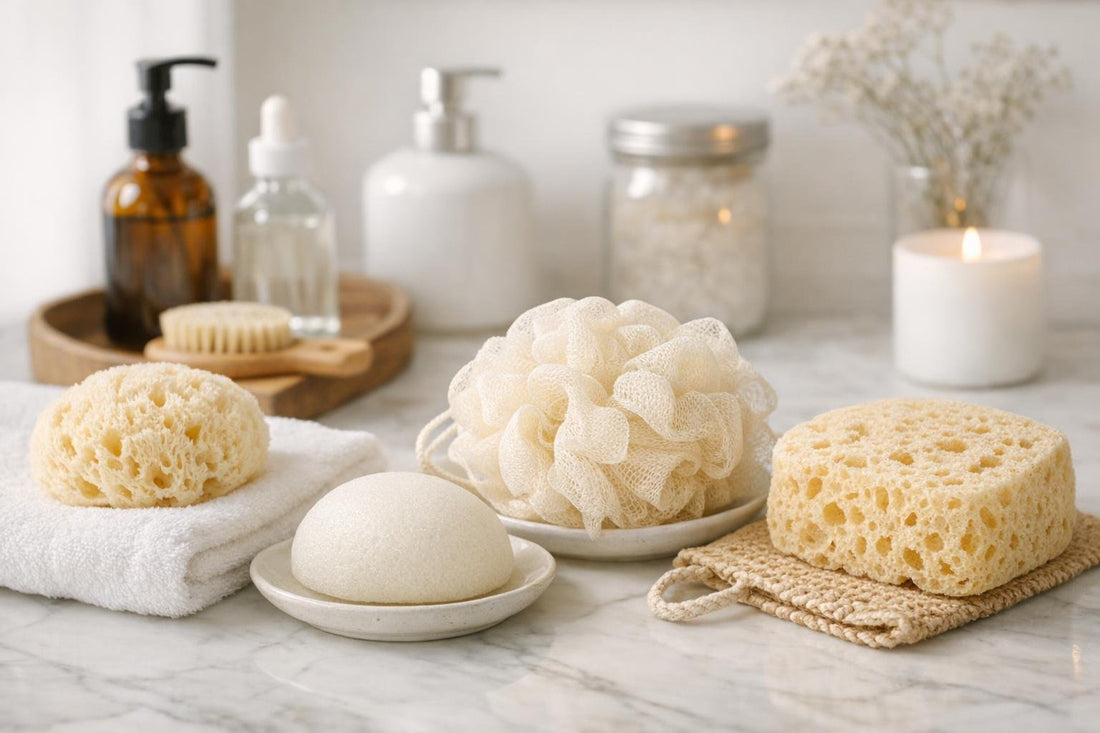 gentle bath sponge options for sensitive skin