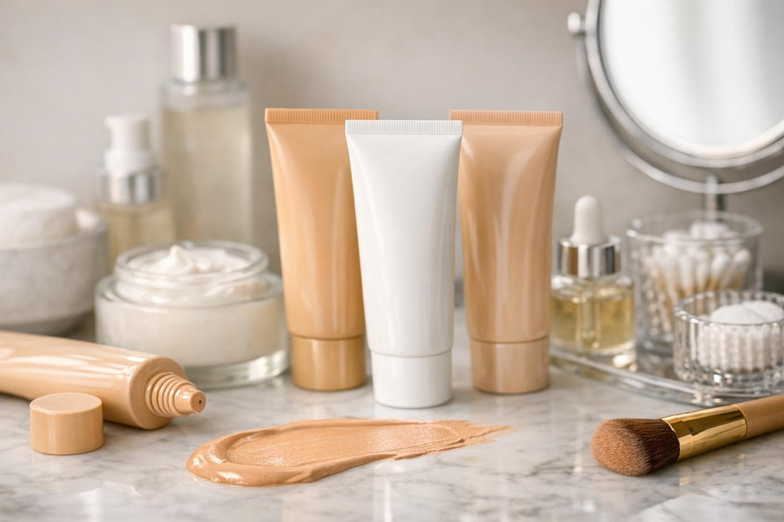 BB facial cream swatch for everyday seasonal coverage