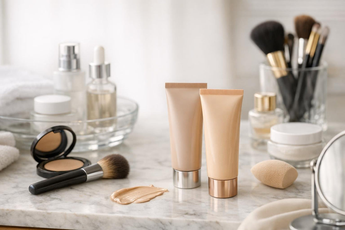 Applying BB facial cream for a natural everyday finish