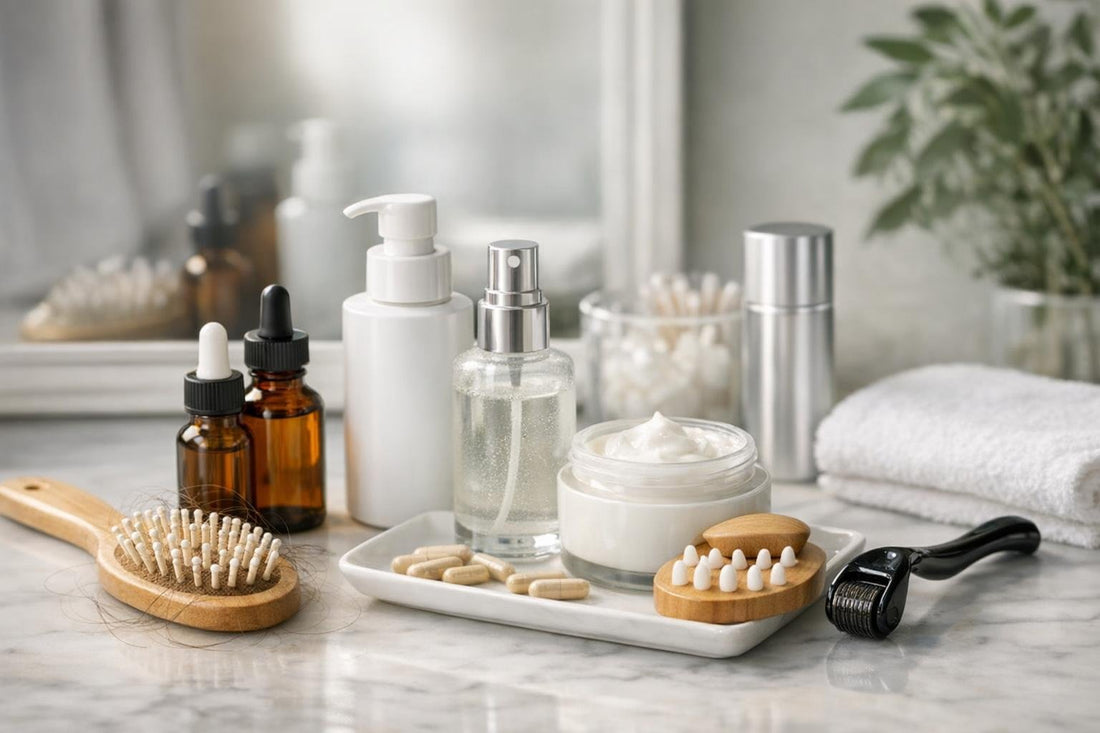 Hair regrowth routine options for thinning hair in BC