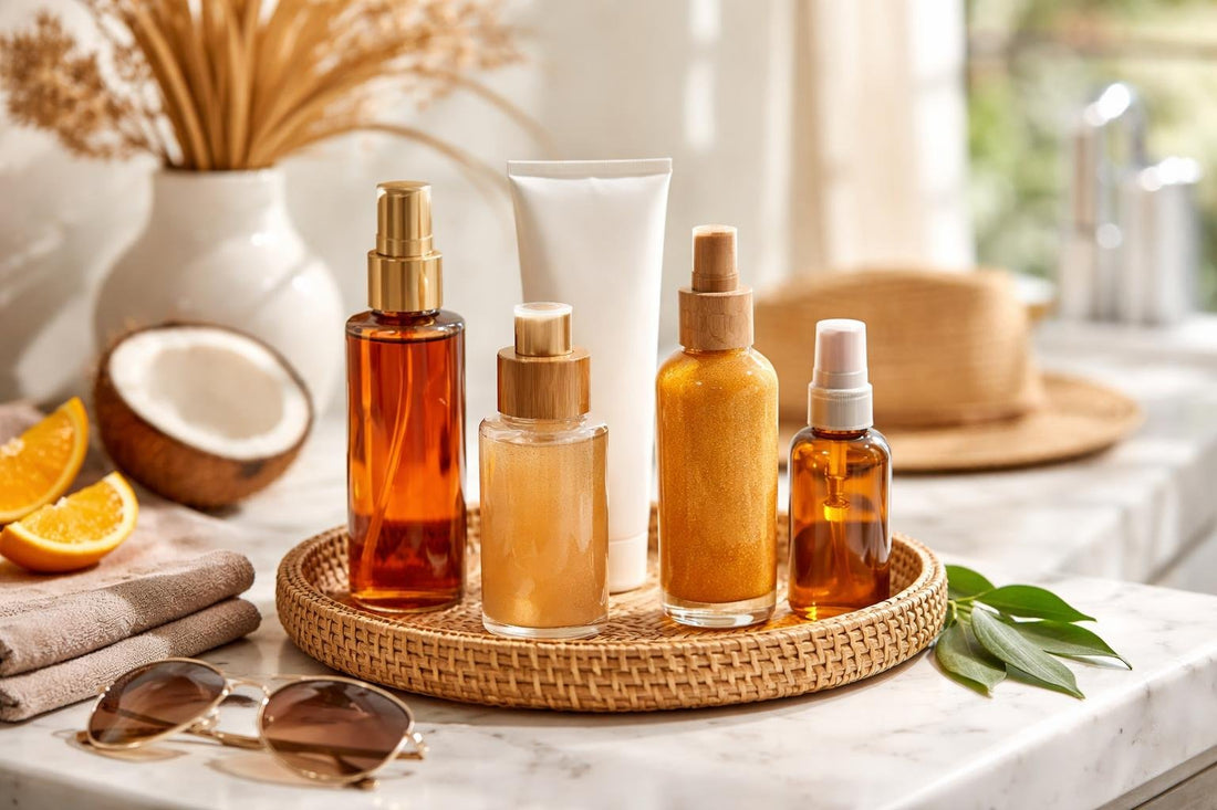 Tanning oils and lotions for an even glow in BC